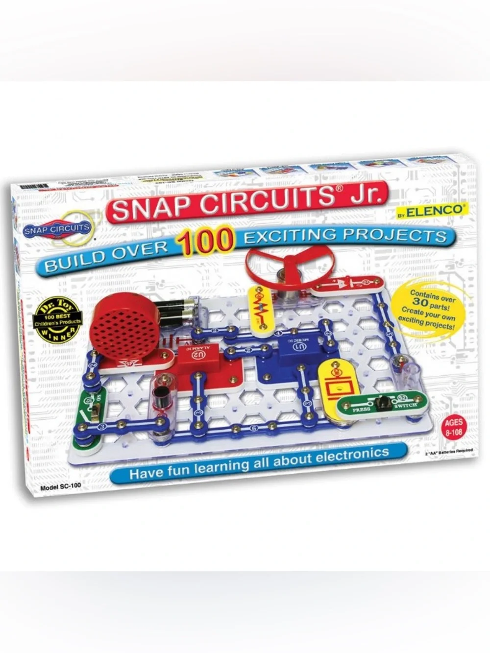 Snap Circuits® Jr. Snap-Together Electrical Components